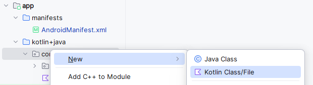 Creating the viewmodel file