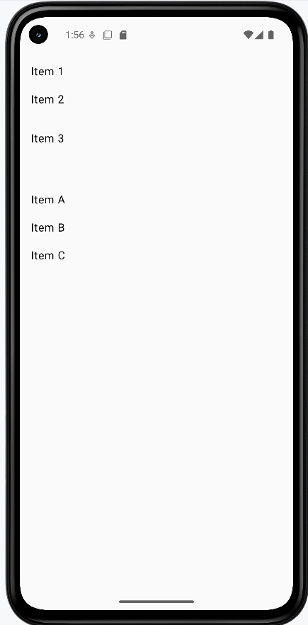 Spacer and Arrangement Example